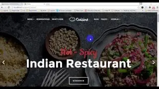 How to change cusine page title background
