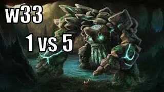 Dota 2 - w33 Top 1 mmr europe Tiny 1 vs 5 - Ranked Match!
