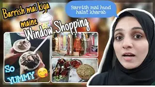 Barrish mai kapda market ka hai bura haal 🤨 | Aaj khana bahar hi kha liya 😋 | Rabeeme ♥️