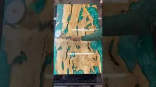 Стол с эпоксидной смолой который ты захочешь 🆙☝🏽#столрека #epoxyresin