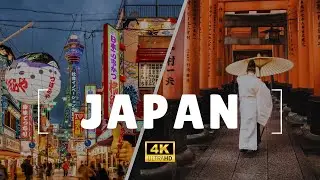 JAPAN 4K - The most BEAUTIFUL & AMAZING views with relaxing music