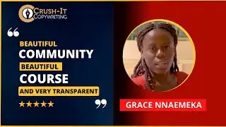 Grace's journey to becoming a crush-it copywriter