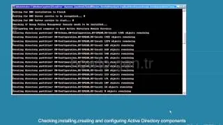 How to install active directory with command line/unattended  on windows server core edition