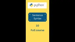 Python : Print a sentence in proper syntax | one line code | 