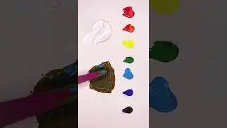 Как смешать белый цвет?🎨