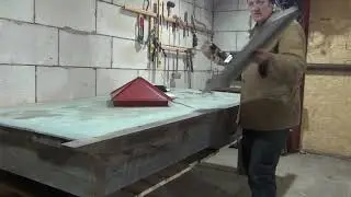 Делаю из жести  отливы на окна