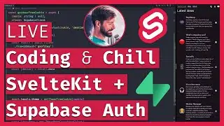LIVE Coding & Chill: 🔐 SvelteKit AUTH with SUPABASE & Magic 🪄