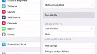 How to enable auto brightness💡 in iOS 11 on iPad