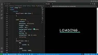#viral loading status making in #html and #css