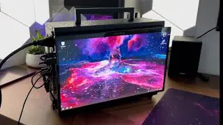 Raijintek Ophion 7L with external GPU + Monitor and Grip Mod