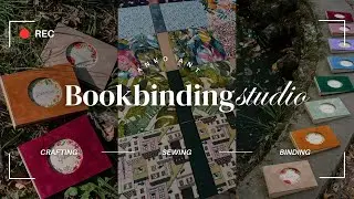 Inside a Bookbinding Studio: We Prepare for New Shop Launch and make New Book Covers!