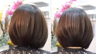 bob haircut tutorial so cute