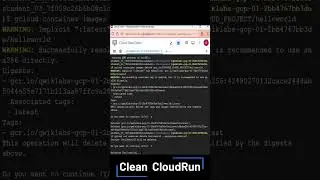 How to delete CloudRun #shorts #clouds