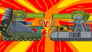 Battle of Mega Tanks BOSS - Cartoons about tanks