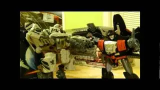TF:Prime- Optimus Vs Dreadwing stop motion test