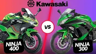 Kawasaki Ninja 400 Vs Kawasaki Ninja 300 🔥🔥 Full Comparison ⚡⚡Engine Price Power Weight