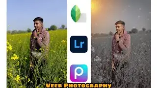 Lightroom 💥 Black Toon In Photo Editing Lightroom PicsArt Snapseed Editing#editing #veerphotography