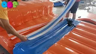 Velcro connection of two inflatable elements