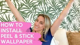 DIY PEEL AND STICK WALLPAPER -RENTER FRIENDLY- INTERIOR DESIGN TRENDS 2020