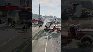 Realistic Highway Car Crashes 