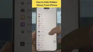 How to Hide Hidden Album From iPhone | iPhone Settings | Tech Trek