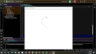Python Turtle Art  - Welcome Message Animation | Python coding | python crash course