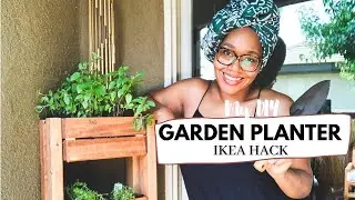 Best DIY Patio Garden Planter Under $60 | *IKEA Hacks*