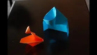 How to Make An Origami Catapult and Basketball Hoop From Robert Lang!