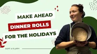 Make ahead dinner rolls—perfect for Thanksgiving and Christmas, soft, fluffy, & so easy! #recipe