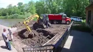 Epic Pool Build Time Lapse includes final Pool House