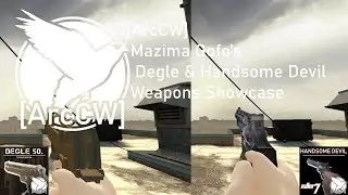 Garry's Mod [ArcCW] Mazima Gofo's Degle from H3VR and Handsome Devil from Killer7 Weapons Showcase