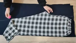EŞOFMAN ALTI DİKİMİ ! PRATİK DİKİM ! EŞOFMAN DİKİMİ ! GECELİK DİKİMİ ! DİKİŞ! KOLAY DİKİŞ!!