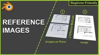 Blender Tutorial: Reference Images for Precise 3D Modeling | Step-by-Step Guide