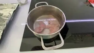 Быстрый крем-суп курино-грибной