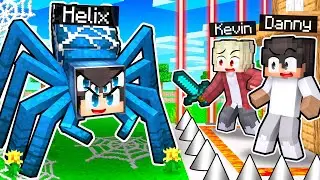 Pavouk vs NEJZABEZPEČENĚJŠÍ Dům v Minecraftu