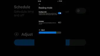 Reading mode in miui12 | 