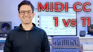 MIDI CC 1 vs 11 for Virtual Instrument Libraries featuring Softube Console 1 Fader