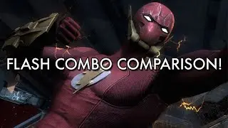 Injustice 1 vs Injustice 2 | Flash Time Loop Corner Combo Comparison