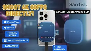 SanDisk Creator Phone SSD  ⚡ New Gadget for content creators #sandisk 