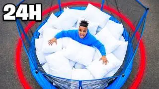 Ich überlebe 24h auf einem Trampolin!💀 (Theresa´s Rache)