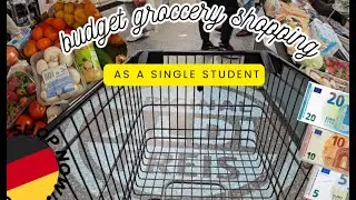 🇩🇪 35€ Grocery Shopping at Aldisüd Shop | Prices 2024 | Food Budget in Germany as a single Student