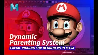 Facial Rigging in Maya - How to Build a Dynamic Parenting System for The Eyes of Character in Maya