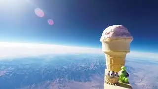 Does Ice Cream Melt In Outer Space? (REAL) #icecream #space #science