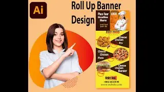 How to create rollup banner design in adobe illustrator