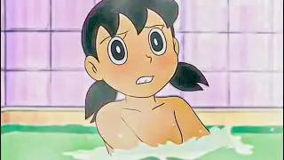 Doraemon Cartoon Flipbook #221 | Shizuka and Nobita Bathing Scene Flip Book | Flip Book Artist 2024