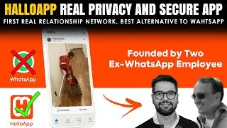 What is HalloApp and How to use it? | Best Alternative to WhatsApp more Secure than WhatsApp [Hindi]