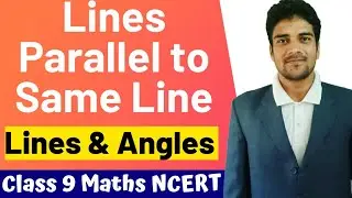 Lines Parallel to Same Line | Lines and Angles | Class 9 Maths | Exercise 6.2 | Virtual Vidya
