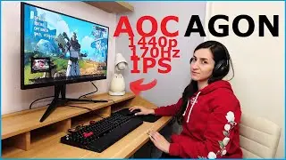 AOC Agon Gaming Setup with 27