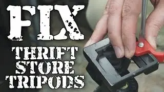 DIY: How to fix thrift store tripods