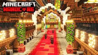 I Built the ULTIMATE Villager Trading Hall in Minecraft Hardcore
